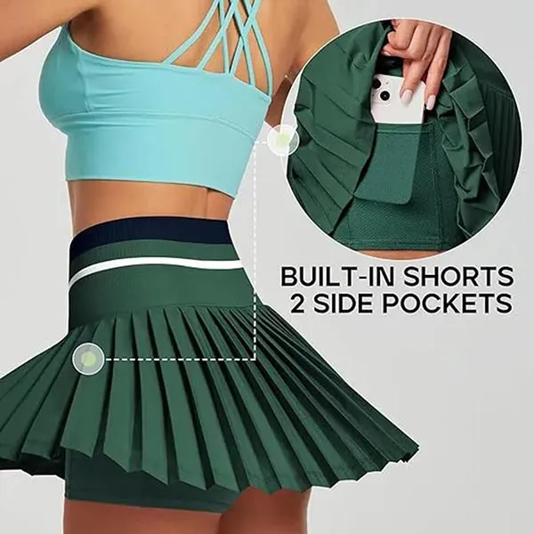 Chân Váy Thể Thao Nữ Heathyoga B0CT8NPFCN Màu Xanh Lá Size M