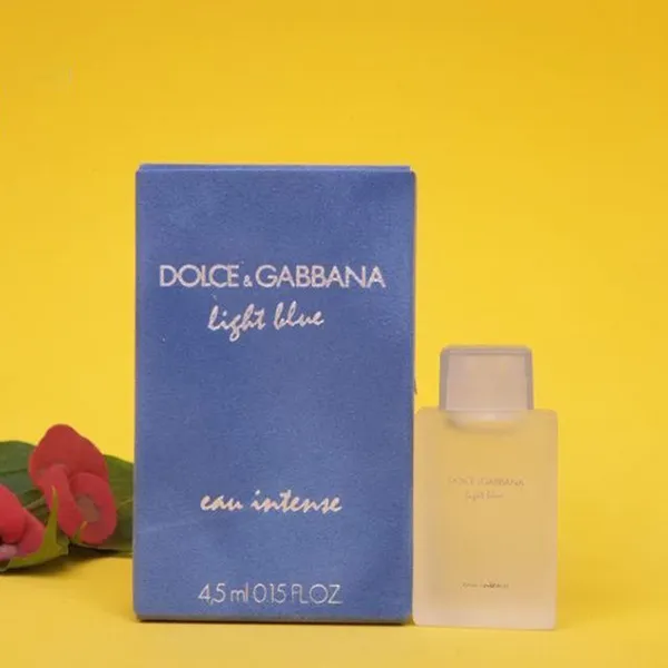 Combo 3 Chai Nước Hoa Nữ Dolce & Gabbana D&G Light Blue Eau Intense For Women EDP 4.5ml x 3