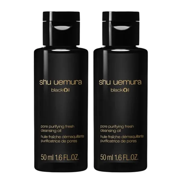 Combo Dầu Tẩy Trang Shu Uemura BlackOil Cleansing Oil Màu Đen (2 x 50ml)