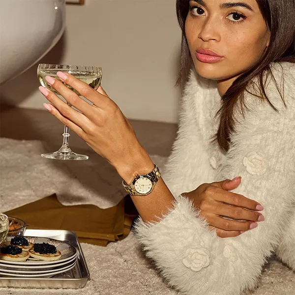 Đồng Hồ Nữ Bulova Classic Prestige 98P234 32mm Màu Vàng Bạc