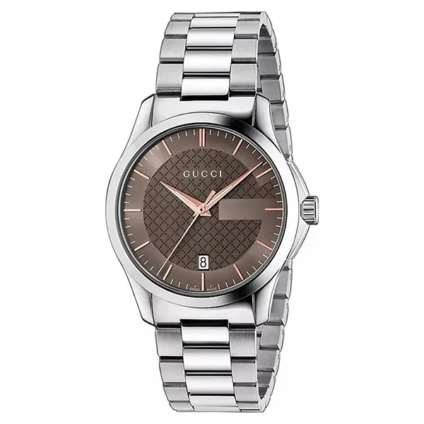 Đồng Hồ Nam Gucci G-Timeless Men's Watch 40mm Màu Bạc - Nâu