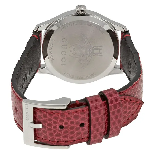 Đồng Hồ Nữ Gucci G-Timeless Red Mother Of Pearl Dial Ladies Watch Màu Đỏ