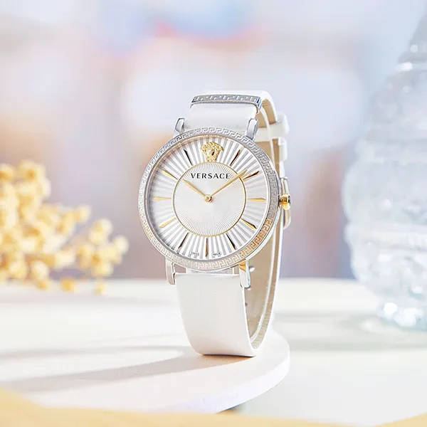 Đồng Hồ Nữ Versace Quartz VEJL00122 Màu Trắng