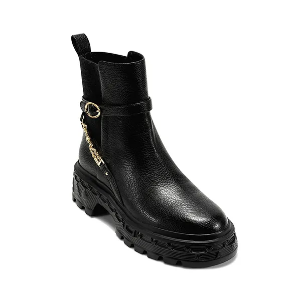 Giày Boot Nữ Karl Lagerfeld Paris Laelith Black Màu Đen Size 37-38