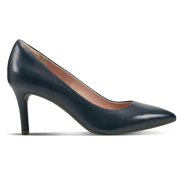 Giày Cao Gót Nữ Rockport TM75MMPTH Plain Pump CJ3344 Màu Xanh Navy Size 39-40
