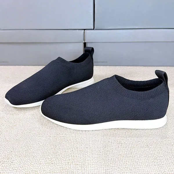 Giày Lười Nữ Vagabond Yasmin Yasmin Slip-On Knitted Trainers Black Màu Đen Size 36