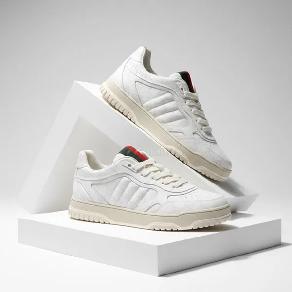 Giày Sneaker Nam Gucci WMNS Re Web 816665 FAD7V 9055 Màu Trắng Size 39.5