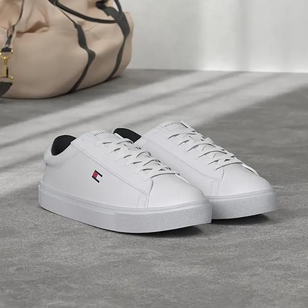 Giày Sneaker Nam Tommy Hilfiger BRECON-WHITE_MULTI Màu Trắng Size 8