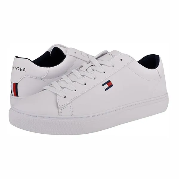 Giày Sneaker Nam Tommy Hilfiger BRECON-WHITE_MULTI Màu Trắng Size 8