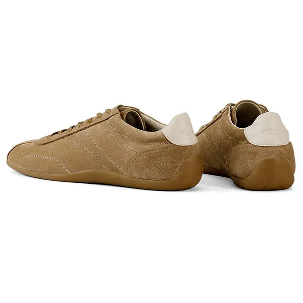 Giày Sneaker Nữ Vagabond Hollie Da Lộn Beige Suede Màu Nâu Size 40