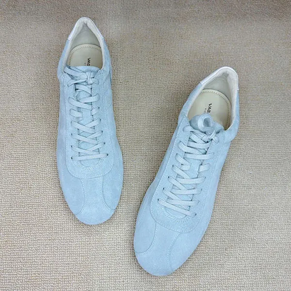 Giày Sneaker Nữ Vagabond Hollie Da Lộn Blue Suede Màu Xanh Nhạt Size 37