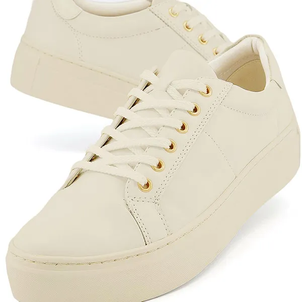 Giày Sneaker Nữ Vagabond Zoe Platform Ivory Màu Trắng Size 38