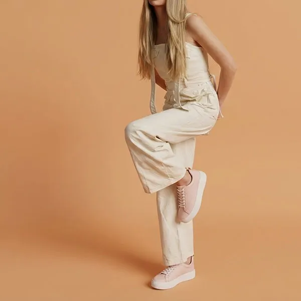 Giày Sneaker Nữ Vagabond Zoe Platform Pink Màu Hồng Nhạt Size 36