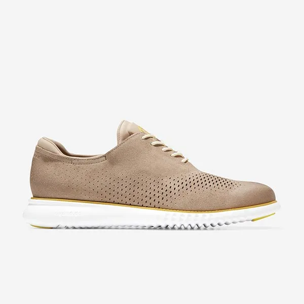 Giày Tây Nam Cole Haan 2.Zerogrand Razor Wing C35749 Màu Nâu Nhạt Size 41.5