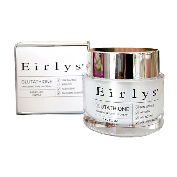 Bộ Kem Dưỡng Hỗ Trợ Nâng Tone Ngày - Đêm Eirlys Glutathione Whitening Tone Up + Cream Alpha Melight Cream 2 Món