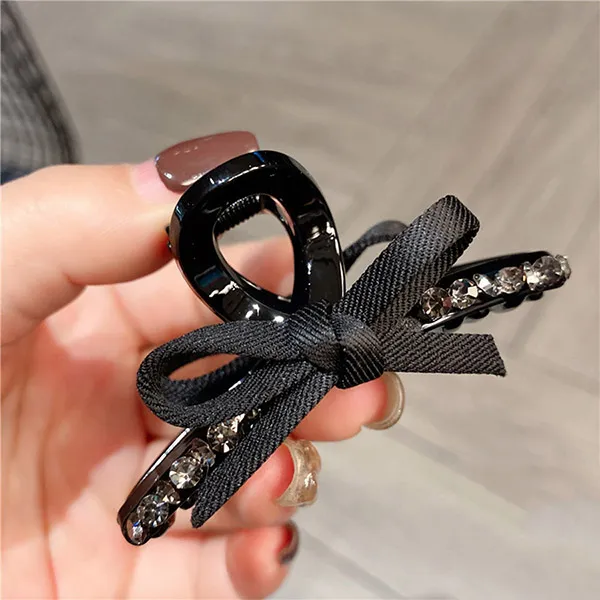 Kẹp Tóc Nữ Meri Cute Fabric HC214-Đ Màu Đen