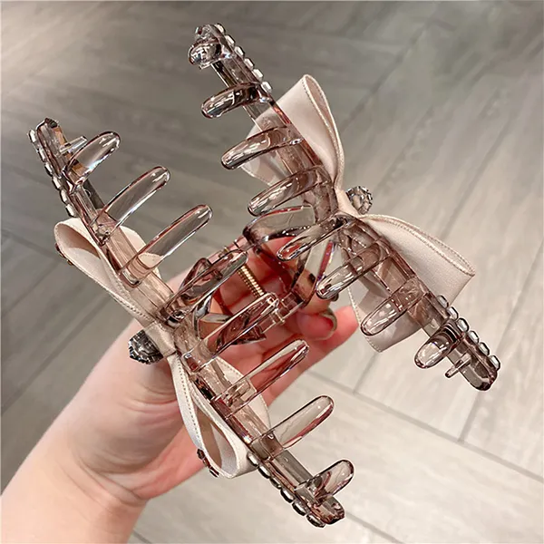 Kẹp Tóc Nữ Meri Princess Bow HC211-B Màu Bạc