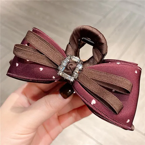 Kẹp Tóc Nữ Meri Soft Fabric HC217-Đ Màu Đỏ