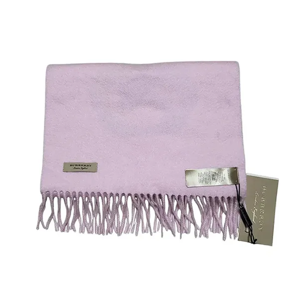 Khăn Quàng Cổ Nữ Burberry Scarf Muffler Cashmere Màu Hồng