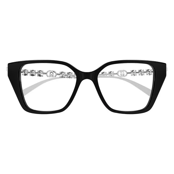 Kính Mắt Cận Gucci G1969O 002 Eyeglasses Màu Đen - Bạc