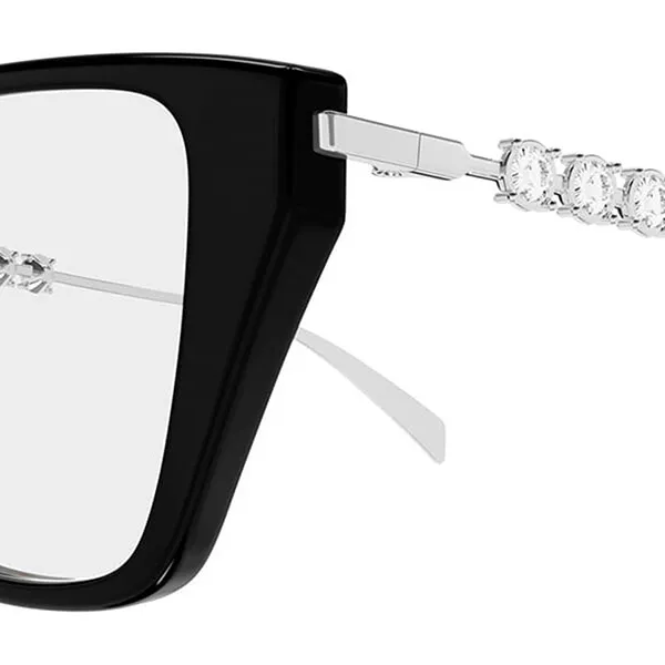 Kính Mắt Cận Gucci G1969O 002 Eyeglasses Màu Đen - Bạc