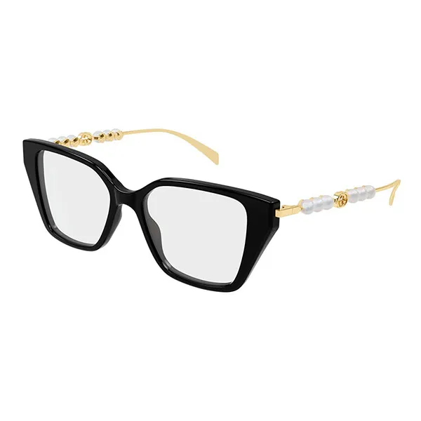 Kính Mắt Cận Gucci GG1969O 001 Eyeglasses Màu Đen - Vàng