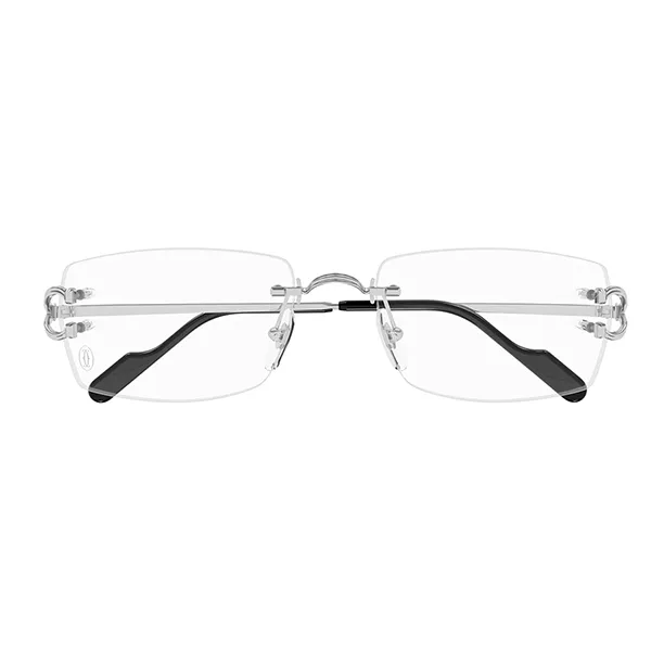 Kính Mắt Cận Cartier Eyeglasses CT0563O 002 Màu Bạc