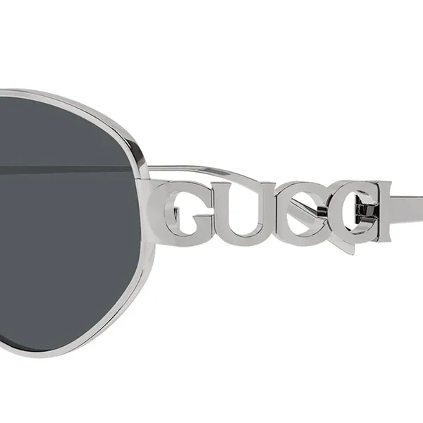 Kính Mát Unisex Gucci GG1935S 001 Sunglasses Màu Xám Bạc