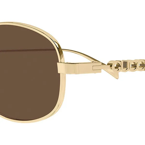 Kính Mát Unisex Gucci GG1940S 002 Sunglasses Màu Vàng Nâu