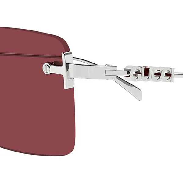 Kính Mát Gucci Sunglasses GG1941S 003 Màu Đỏ Bạc