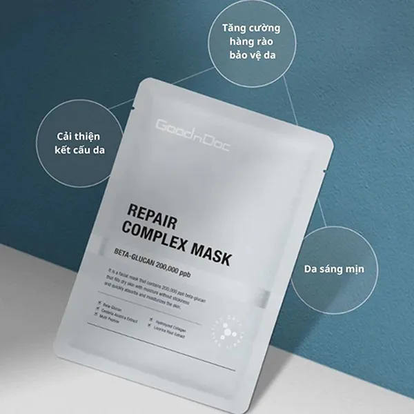 Mặt Nạ Dưỡng Ẩm, Tái Tạo Da GoodnDoc Repair Complex Mask 5ml
