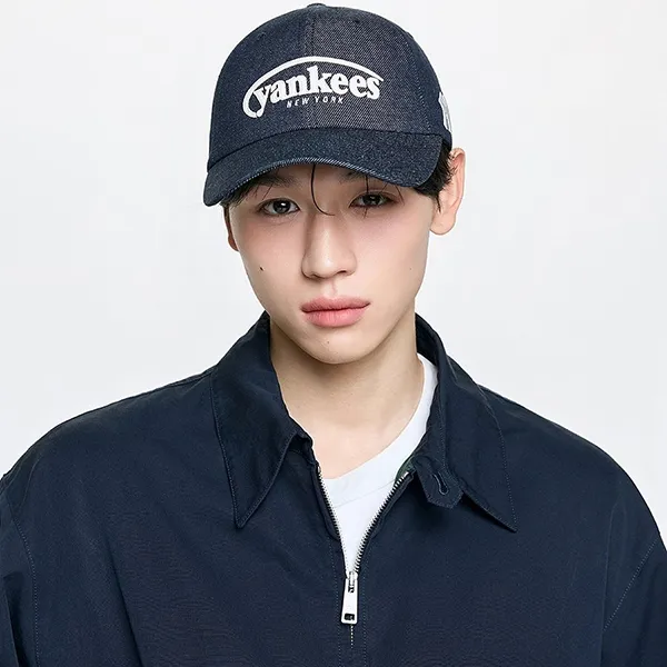 Mũ MLB Logo Curve New York Yankees 3ACPV196N-50INS Màu Xanh Navy