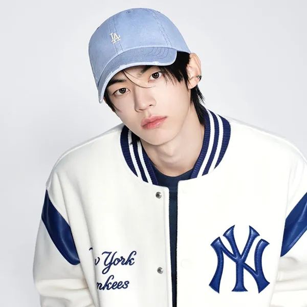 Mũ MLB Retro Washed Adjustable Soft Top Baseball Cap LA 3ACPB096N-07SBS Màu Xanh Nhạt