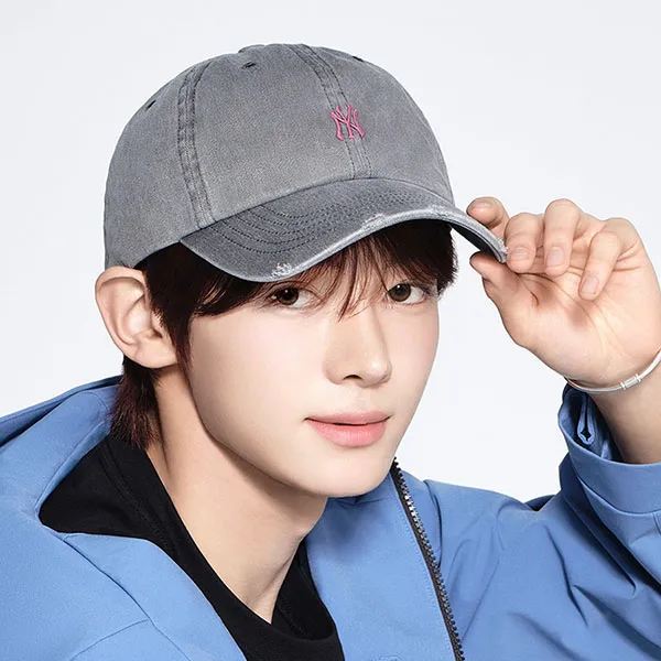 Mũ MLB Retro Washed Adjustable Soft Top Baseball Cap New York Yankees 3ACPB096N-50CGS Màu Ghi