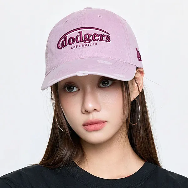 Mũ MLB Varsity Ball Cap LA Dodgers 3ACPV106N-07PKS Màu Hồng