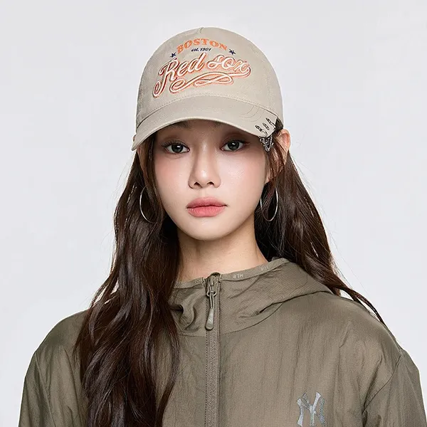Mũ MLB Vintage Culsive Jewelry Unstructured Ball Cap Boston Red Sox 3ACPV206N-43BGS Màu Beige