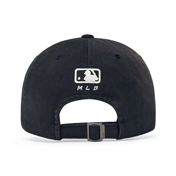 Mũ MLB Vintage Washed Curve Logo Unstructured Ball Cap NY Yankees 3ACPV076N-50BKS Màu Đen