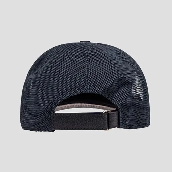 Mũ Nam Gucci GG Supreme Baseball Hat With Logo 733927 4HAXN 8468 Màu Xanh Navy Size S