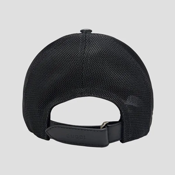 Mũ Nam Gucci Monogram Canvas Baseball Black 820868 4HBEH 1060 Màu Đen Size S