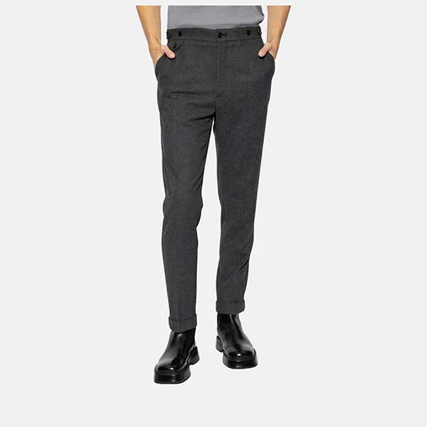 Quần Dài Nam Dolce & Gabbana D&G Tag Logo GV6LET Furnc Màu Xám Size 46