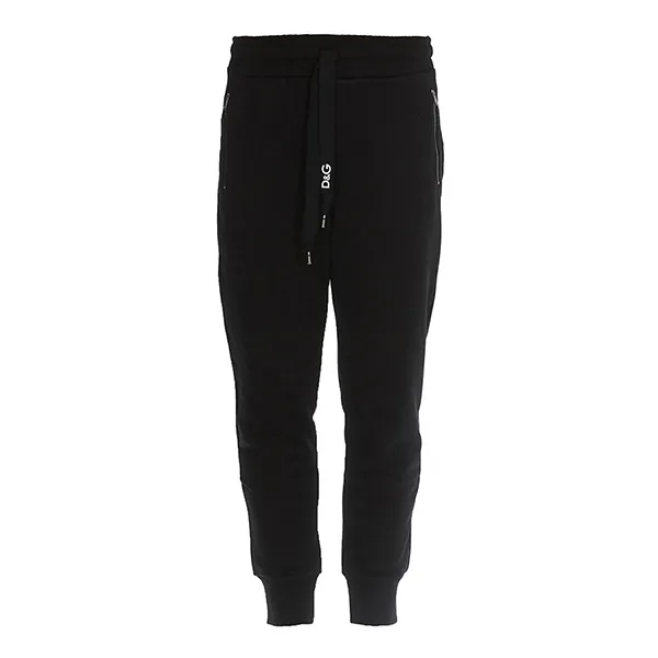 Quần Nỉ Nam Dolce & Gabbana D&G Traininghose Sweatpant Màu Đen Size 46