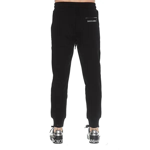 Quần Nỉ Nam Dolce & Gabbana D&G Traininghose Sweatpant Màu Đen Size 46