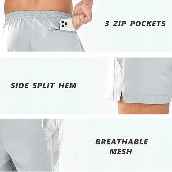 Quần Short Nam Northyard B0DQ4SRGCZ Lightgrey Màu Xám Size S