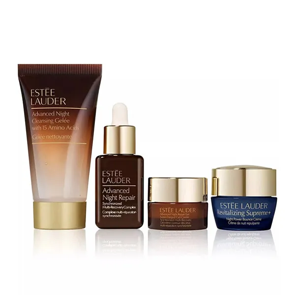Set Dưỡng Da Estée Lauder Unwrap Your Glow Revitalizing Supreme+ Skincare Starter Gift Set 4 Món
