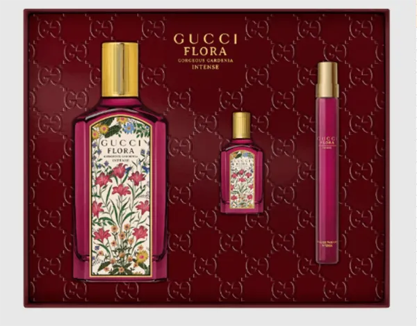 Set Nước Hoa Nữ Gucci Flora Gorgeous Gardenia Intense EDP (100ml + 10ml + 5ml)