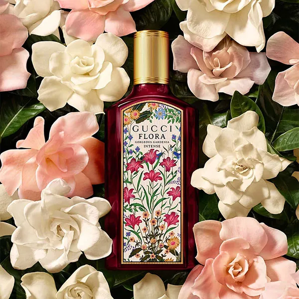 Set Nước Hoa Nữ Gucci Flora Gorgeous Gardenia Intense EDP 3 Món (100ml + Mini 10ml + Mini 5ml)