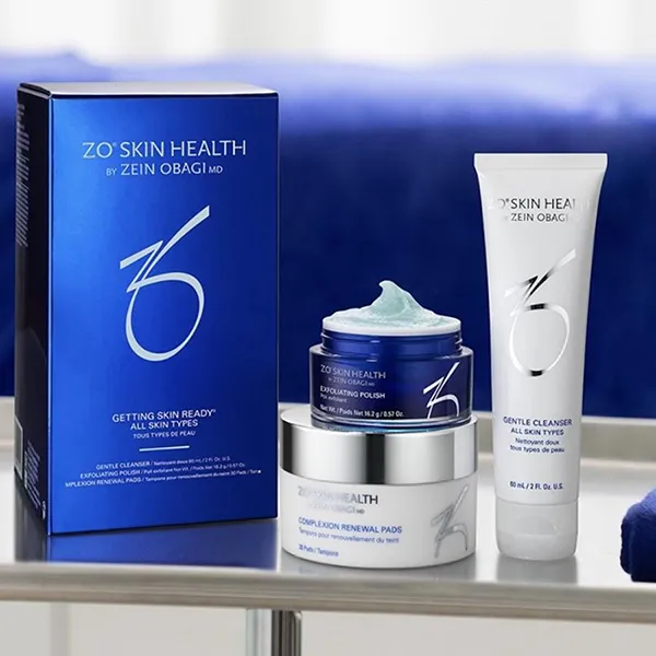 Set Sản Phẩm Làm Sạch Da Zo Skin Health Getting Skin Ready 3 Món