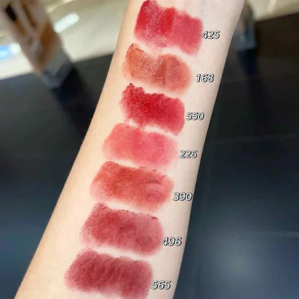 Son Dior Rossetti Rouge Dior On Stage Slim 168 Copper Attraction Shine Lipstick Màu Đỏ Cam