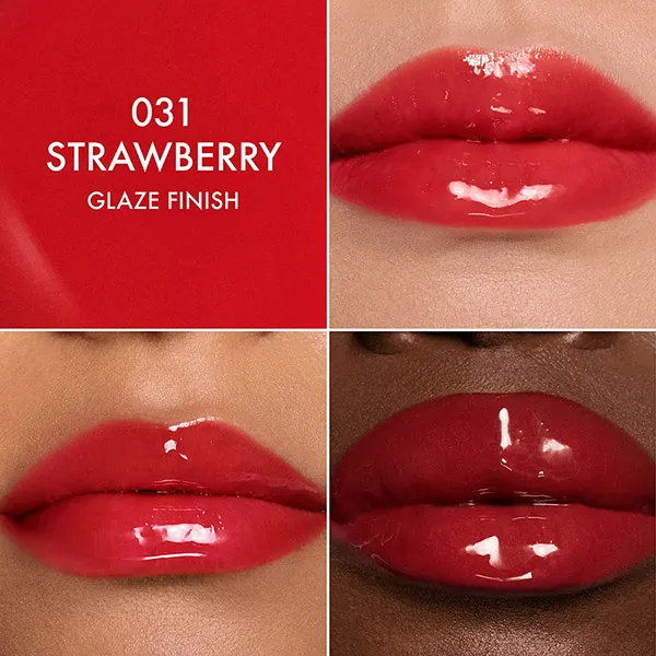 Son Dưỡng Dior Addict Lip Glow Oil 031 Strawberry Glaze Màu Đỏ Dâu 6ml (Box Tester)