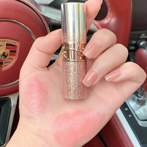 Son Dưỡng Yves Saint Laurent YSL Loveshine Candy Glow 44B Valentine's Limited Edition Màu Hồng Đất